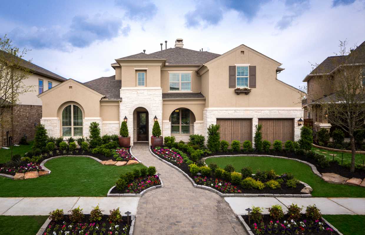 Model Home in Houston Texas, Aliana 70s community